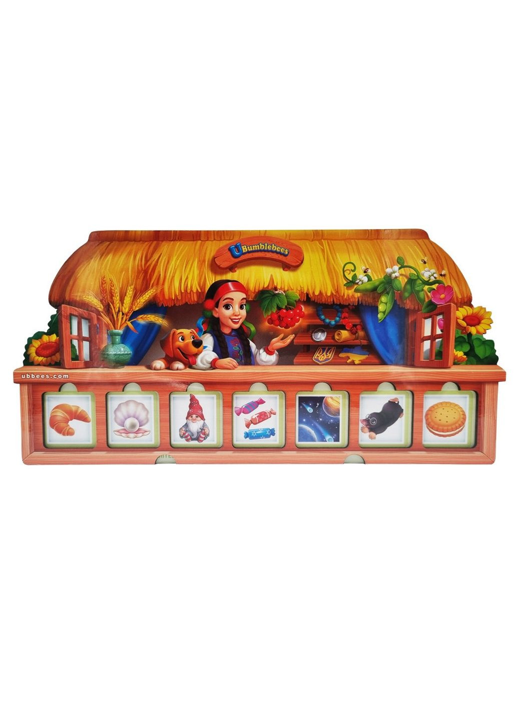 Деревянная игра-головоломка "ребус" с буквами No Brand (282594145)