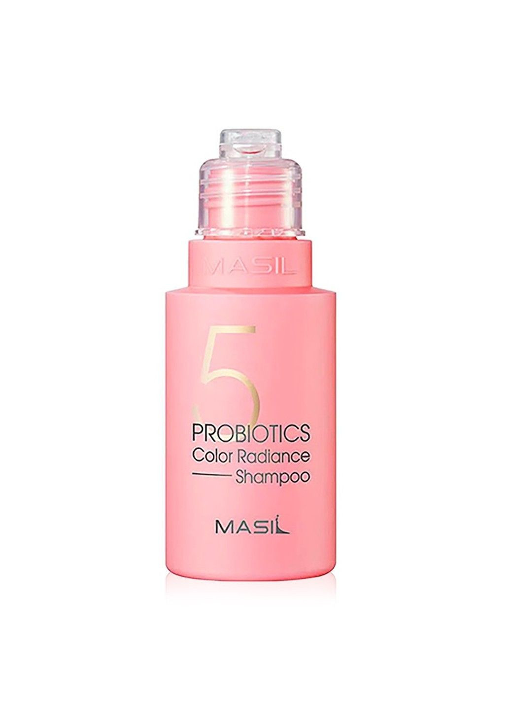 Шампунь с пробиотиками для защиты цвета волос 5 Probiotics Color Radiance Shampoo 50 мл MASIL (289134727)
