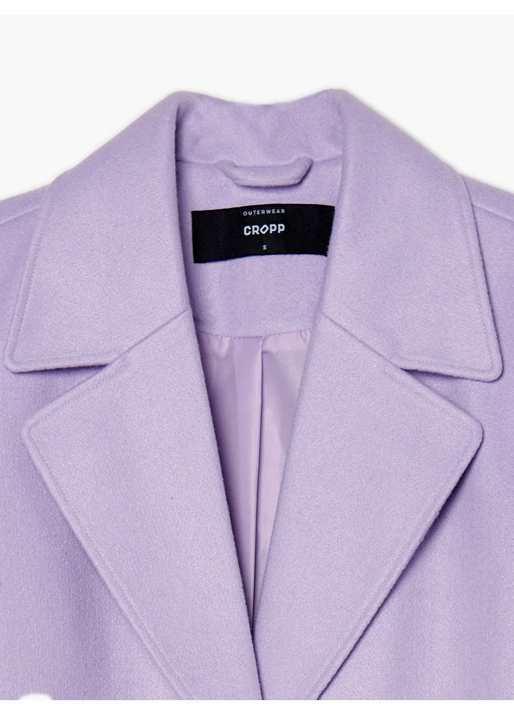Фіолетове Кежуал полупальто Cropp однотонне