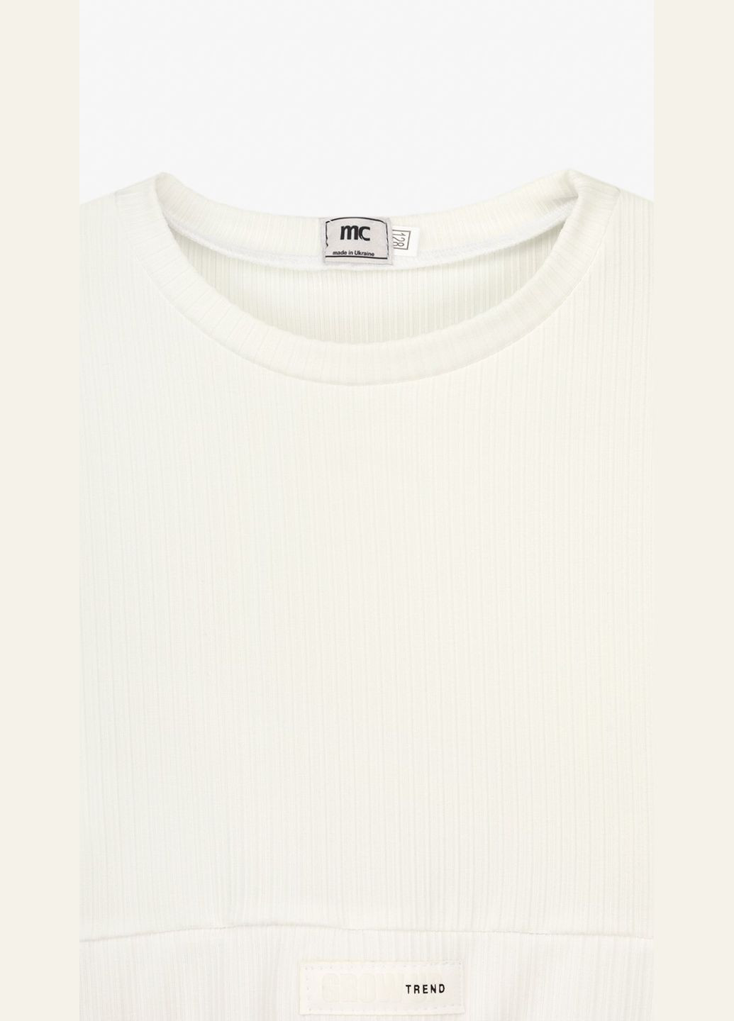 Молочная однотонная блузка MyChance демисезонная