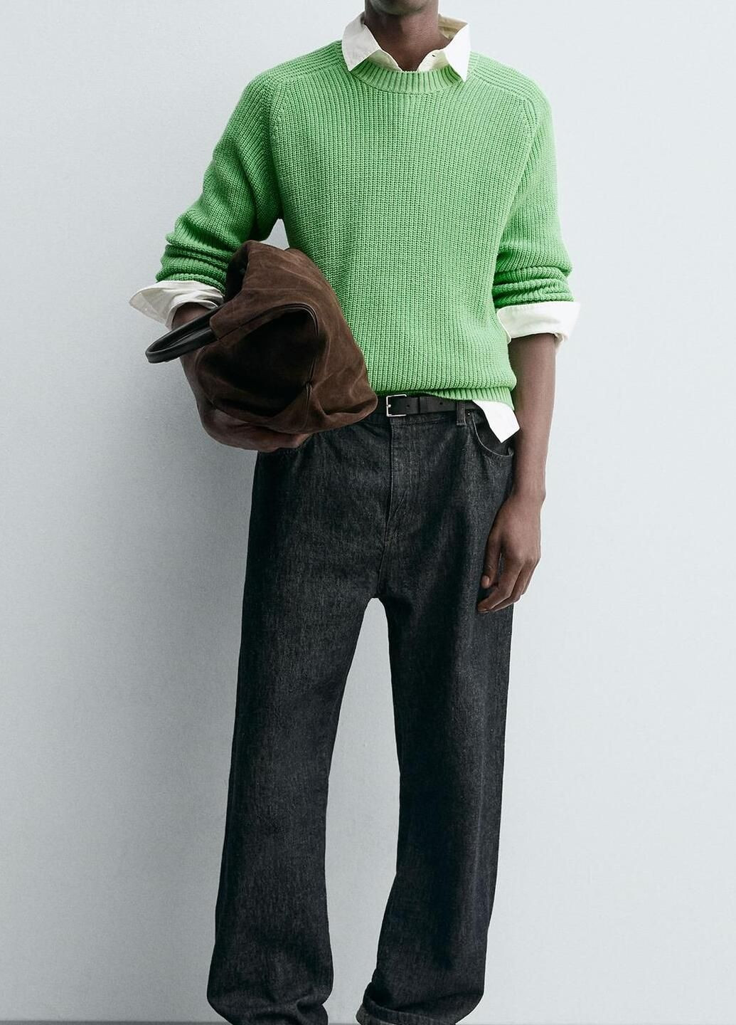 Зелений демісезонний светр Zara