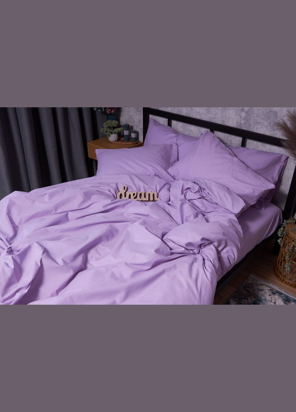 Комплект постельного белья Бязь Gold Люкс «» двуспальный 175х210 наволочки 4х70х70 (MS-820002307) Moon&Star orchid (286762519)