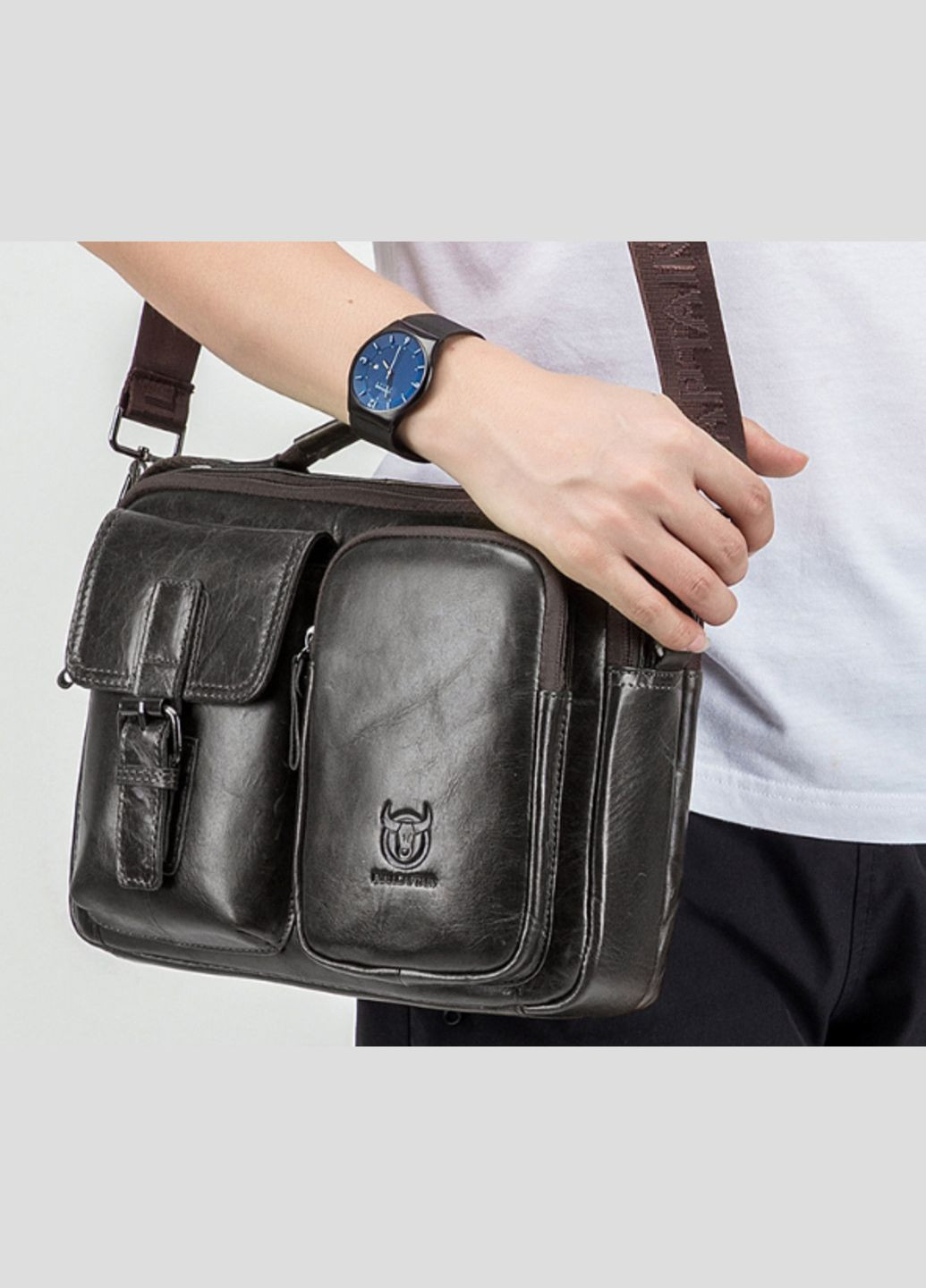 Мужской кожаный портфель Bullcaptain Margo 39 (311222884)