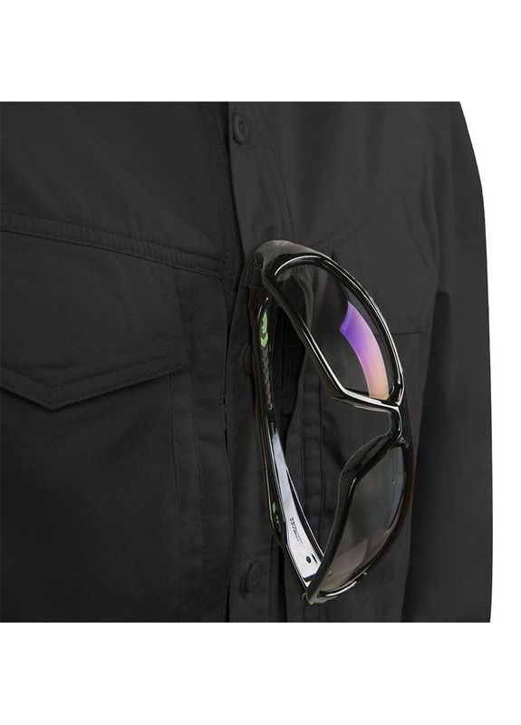 Сорочка Helikon Defender Mk2 PolyCotton Ripstop Long Sleeve, Black, S Helikon-Tex (369488375)