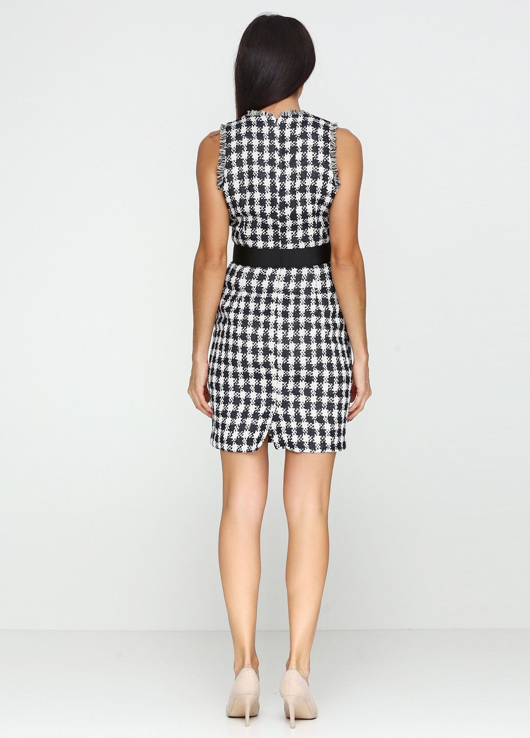 Білий повсякденний сукня біло-синій Kocca