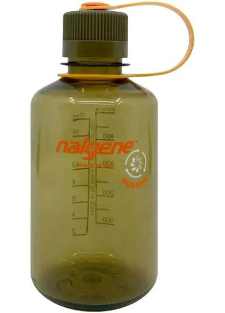 Бутылка Narrow Mouth Sustain Water Bottle 0.5L Olive RZCOM18 Nalgene (316434777)