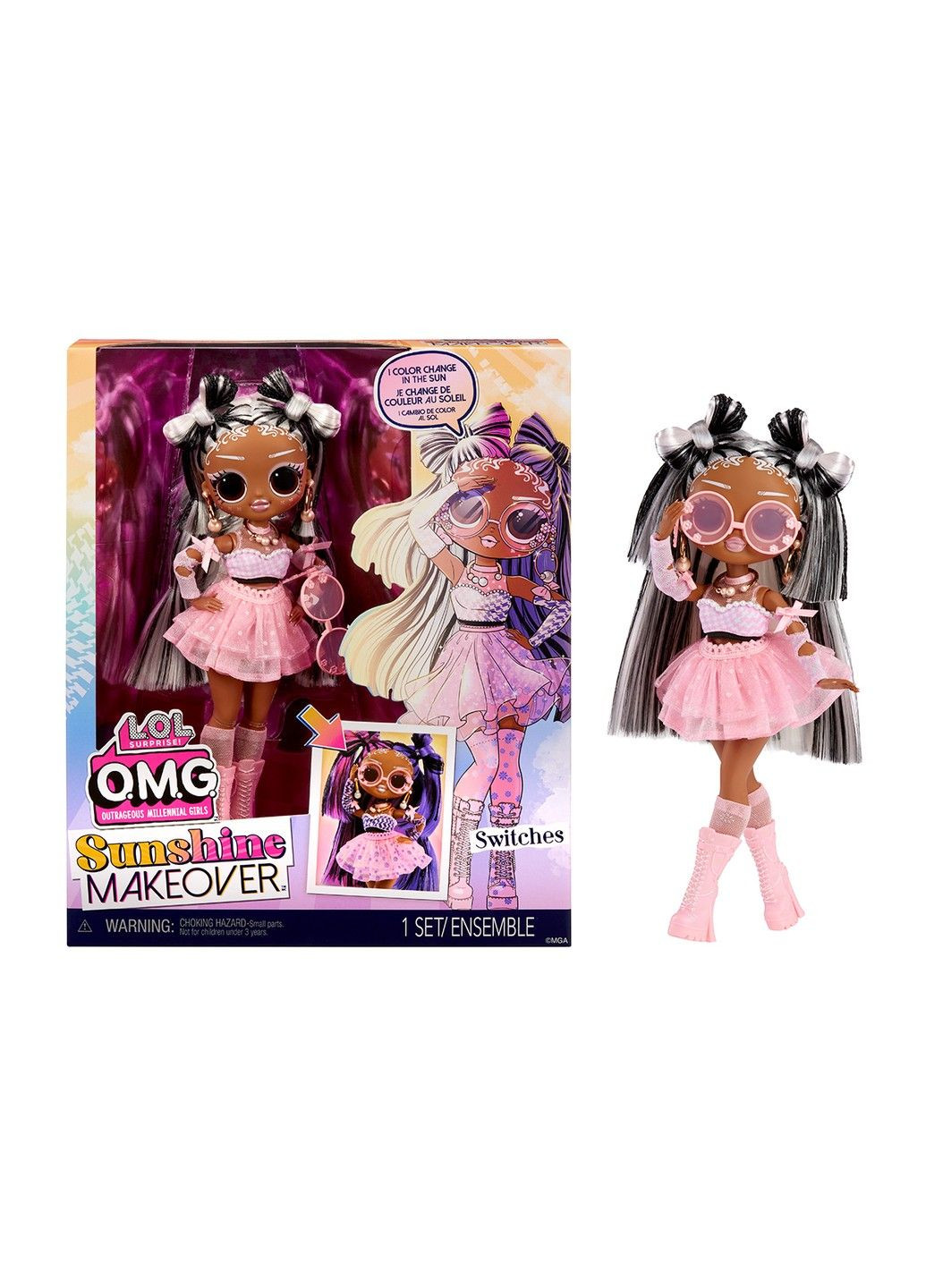 Кукла L.O.L. SURPRISE! серии "O.M.G. Солнечный Мейкап" – СВИЧЕР L.O.L. Surprise! (335401580)