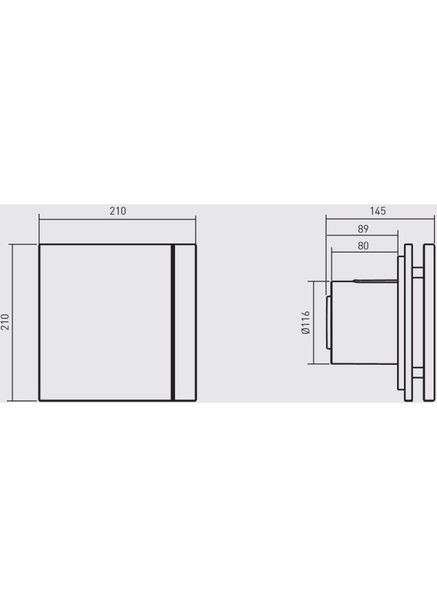Вытяжной вентилятор SILENT-200 CZ DESIGN 4C IVORY SOLER&PALAU (323123213)