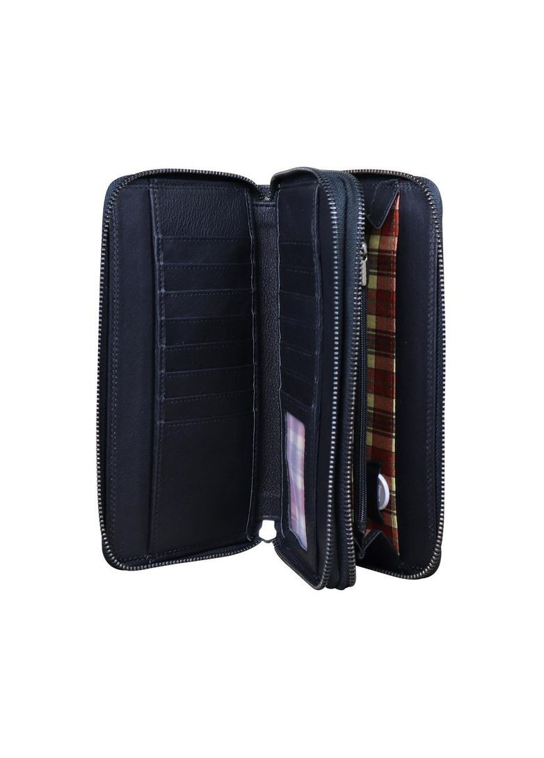 Кожаный черный клатч RoyalBag R-P-13115A (282927087)