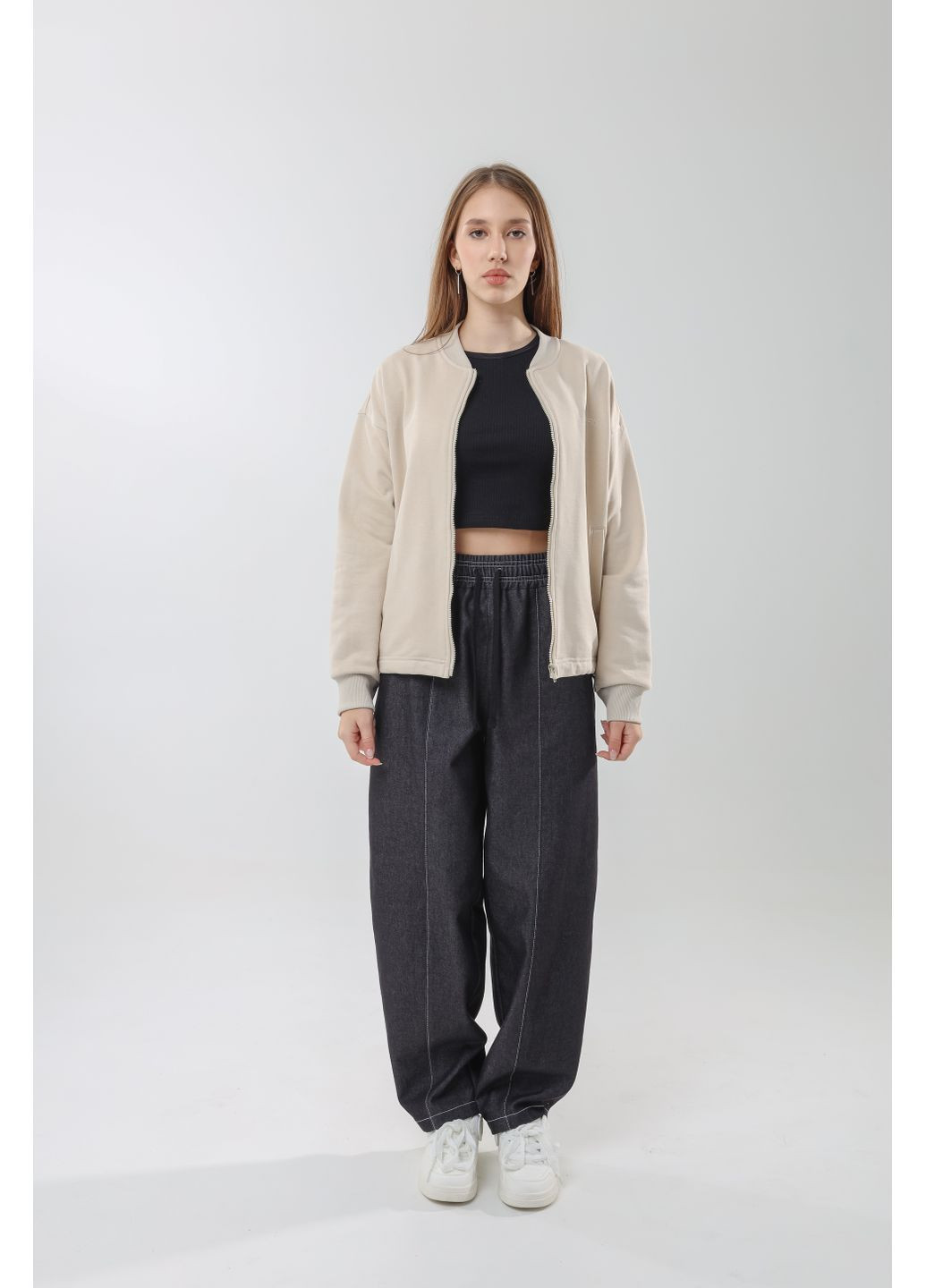 Черные повседневный демисезонные брюки NEWGEN