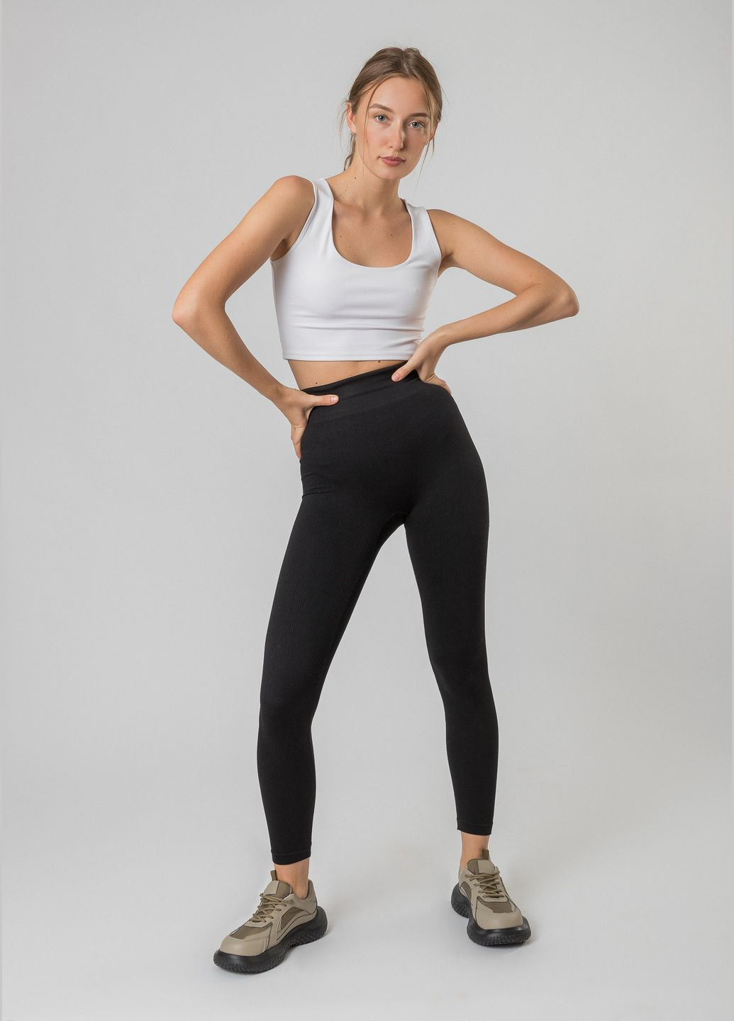 Кроссовки (2094ТА) Melanda.M хаки (329825872)