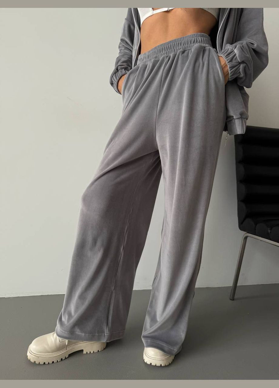 Спортивный велюровый костюм  оверсайз popluzhnaya (324434080)