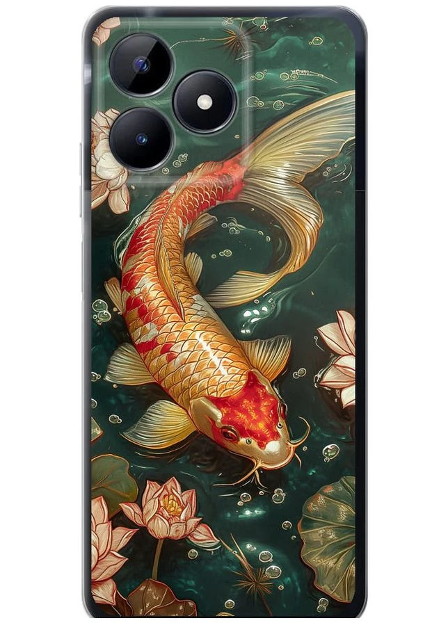 Силиконовый чехол 'Мелодия Лотоса' для Endorphone Realme C51 (291128994)