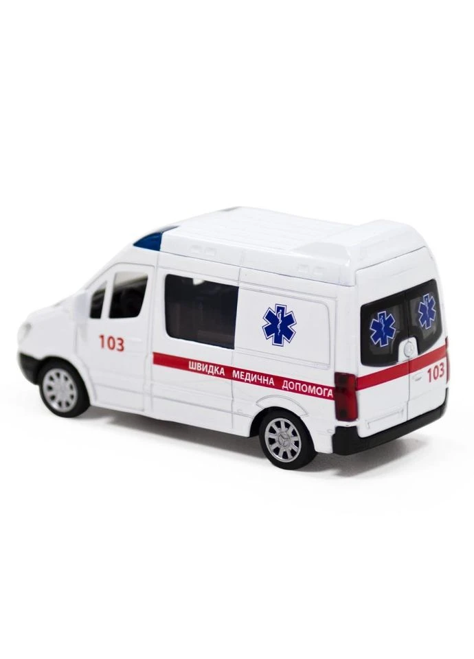 Машинка инерционная Mercedes-Benz Sprinter Скорая помощь Белый (IM-176-M-746) TechnoDrive (401824425)
