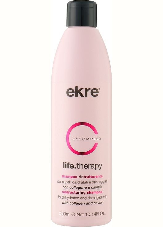 Шампунь для реконструкції пошкодженого волосся Life.Therapy 1000ml (1150882-186152) Ekre (369107252)