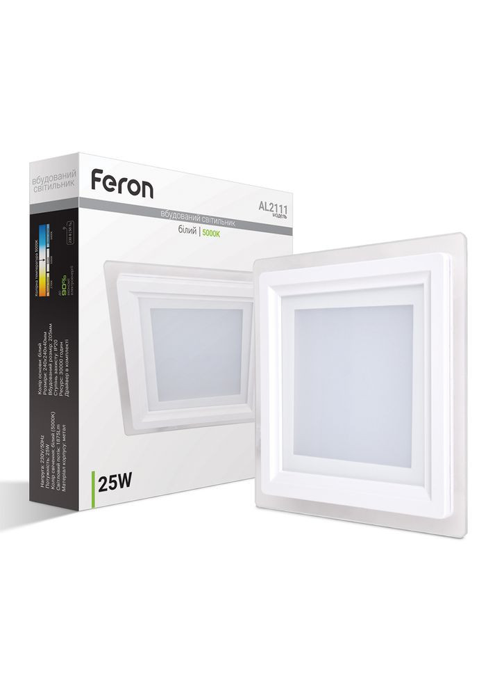 Світлодіодний світильник AL2111 25Вт 5000K (01638) Feron (370250585)