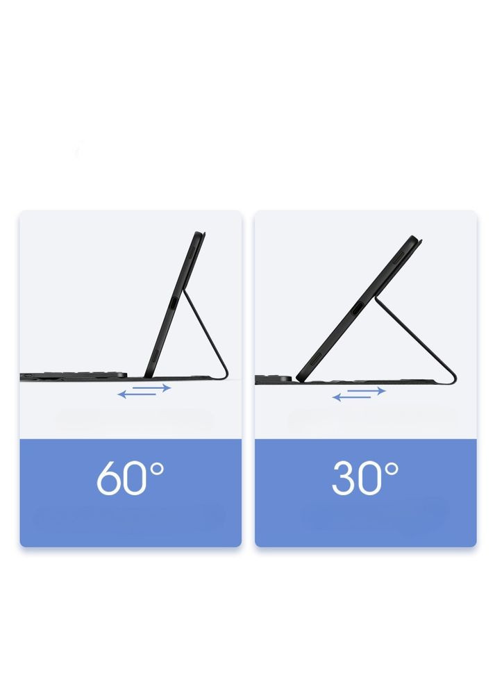 Чохол клавіатура Bluetooth Keyboard для Samsung Galaxy Tab S10 Plus X826 Black Dux Ducis (324234549)