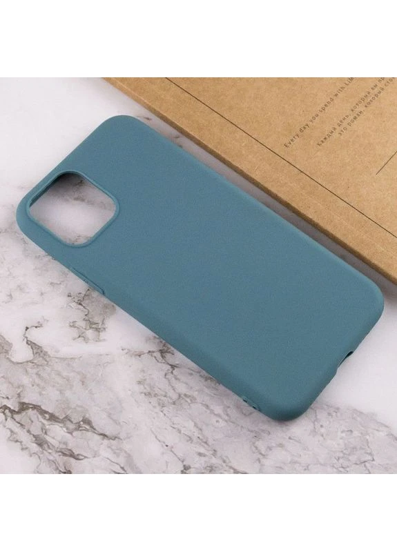 Силиконовый чехол Candy для Apple iPhone 12 Pro Max (6.7") Синий Epik (372499097)