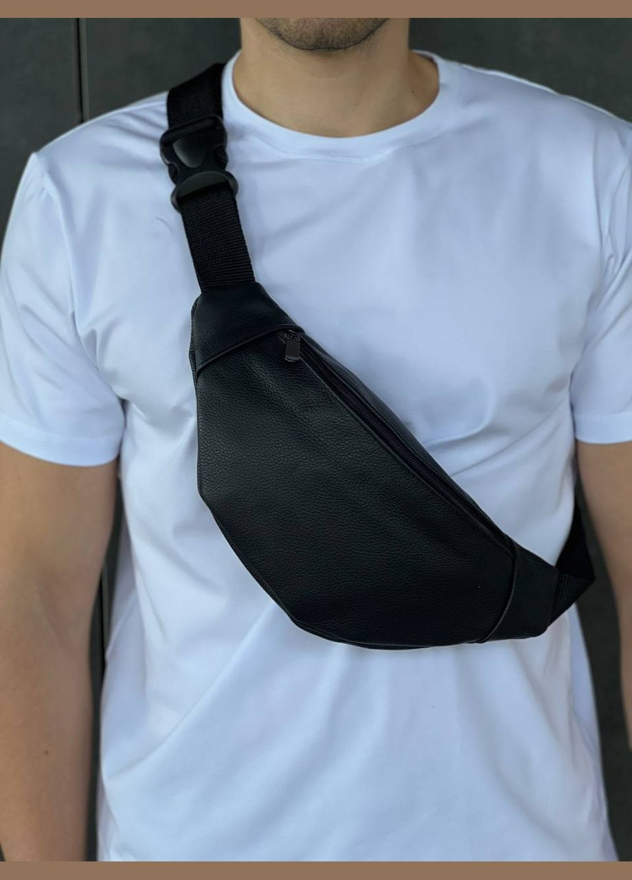 Сумка на пояс бананка з натуральної шкіри No Brand Бананка (340459543)