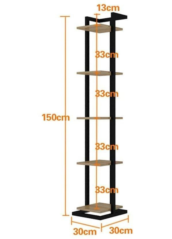 Підставка для квітів з дерева Шанцелярія 5 зефір-венге (ЦВТ-51032012) No Brand (328226762)