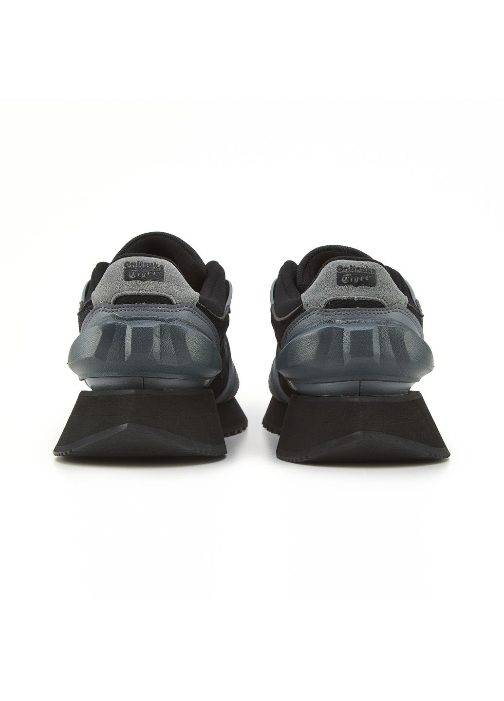 Чорні кросівки чоловічі asics onitsuka tiger moage co grey black асікс онітсука чорні демісезон No Brand