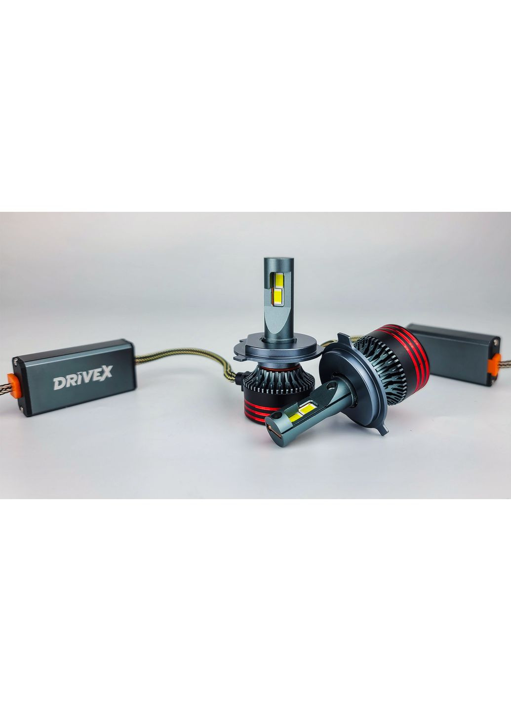 LED лампы автомобильные FE-01 H4 H/L 57W CAN 9-16V 6K к-т. DriveX (333334842)