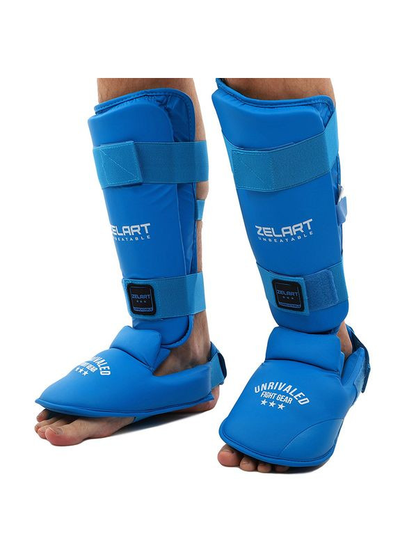 Защита голени и стопы для каратэ BO-7249 (37429181) Zelart (323027904)