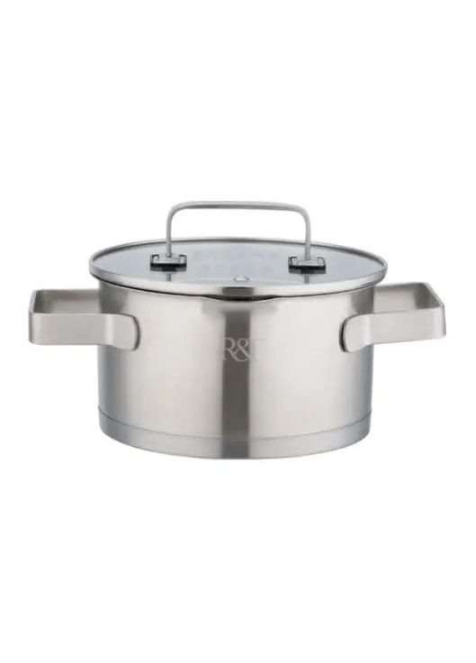 Каструля з кришкою Riley Tailor Loft 104122 22 см 4.6 л срібляста Riley&Tailor (348133774)