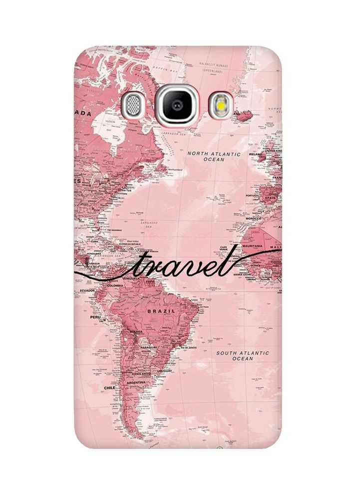 Чохол з червоними боками на Samsung Galaxy J5 (2016) J510:: Карта (принт 319) Creative (360691095)