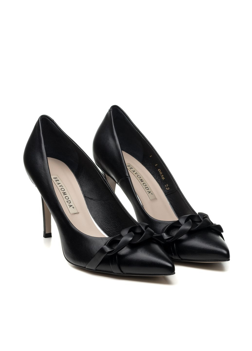 Bravo Moda Туфлі (1197ТП) чорний з натуральна шкіра, польща — (328912746)
