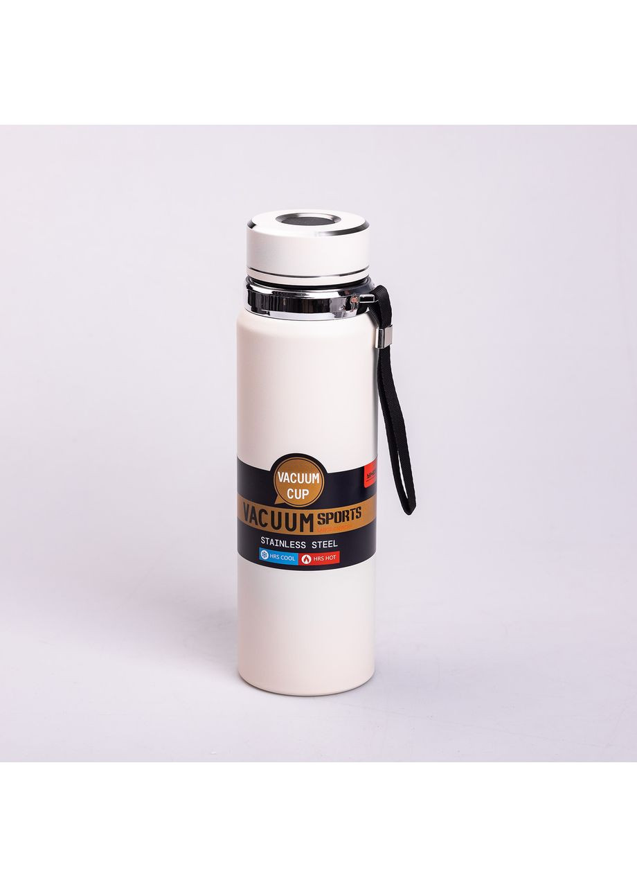 Термос Vacuum Sportsна с датчиком температуры 1 л белый Jooki (358706401)