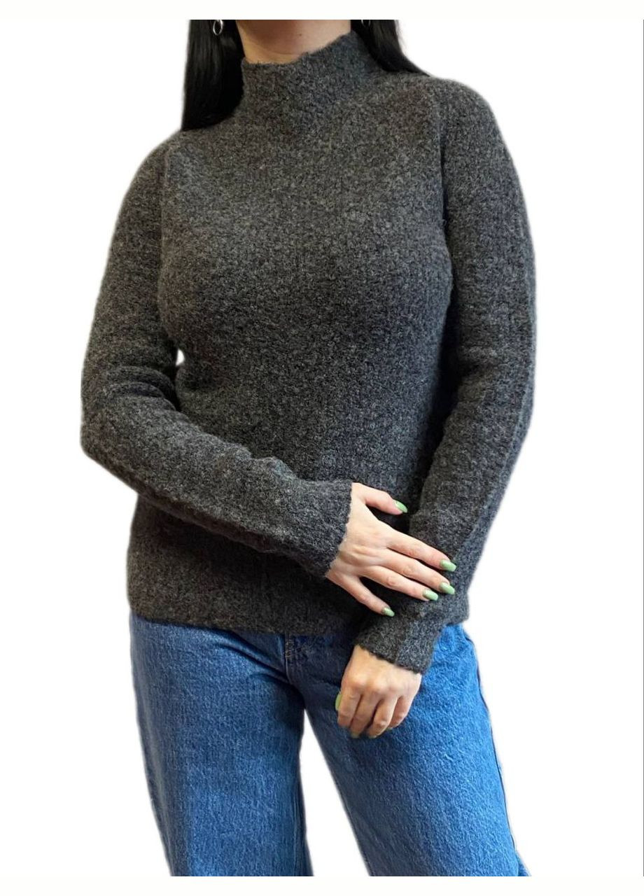 Темно-серый демисезонный свитер Wool & Cashmere