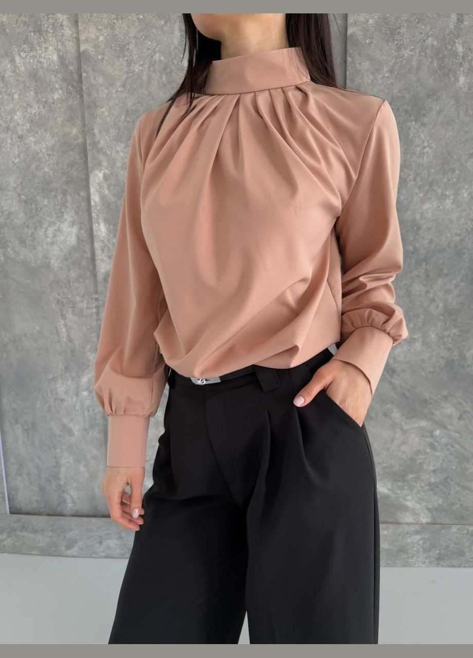 Бежевая женская блузка FINO Mode