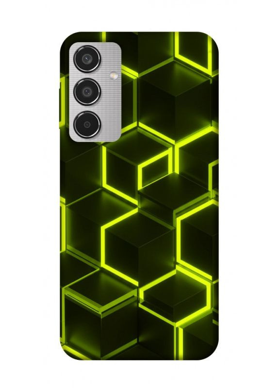 Чехол с принтом для Samsung Galaxy M35 5G / для самсунг галакси М35 Neon hexagon No Brand (338604704)