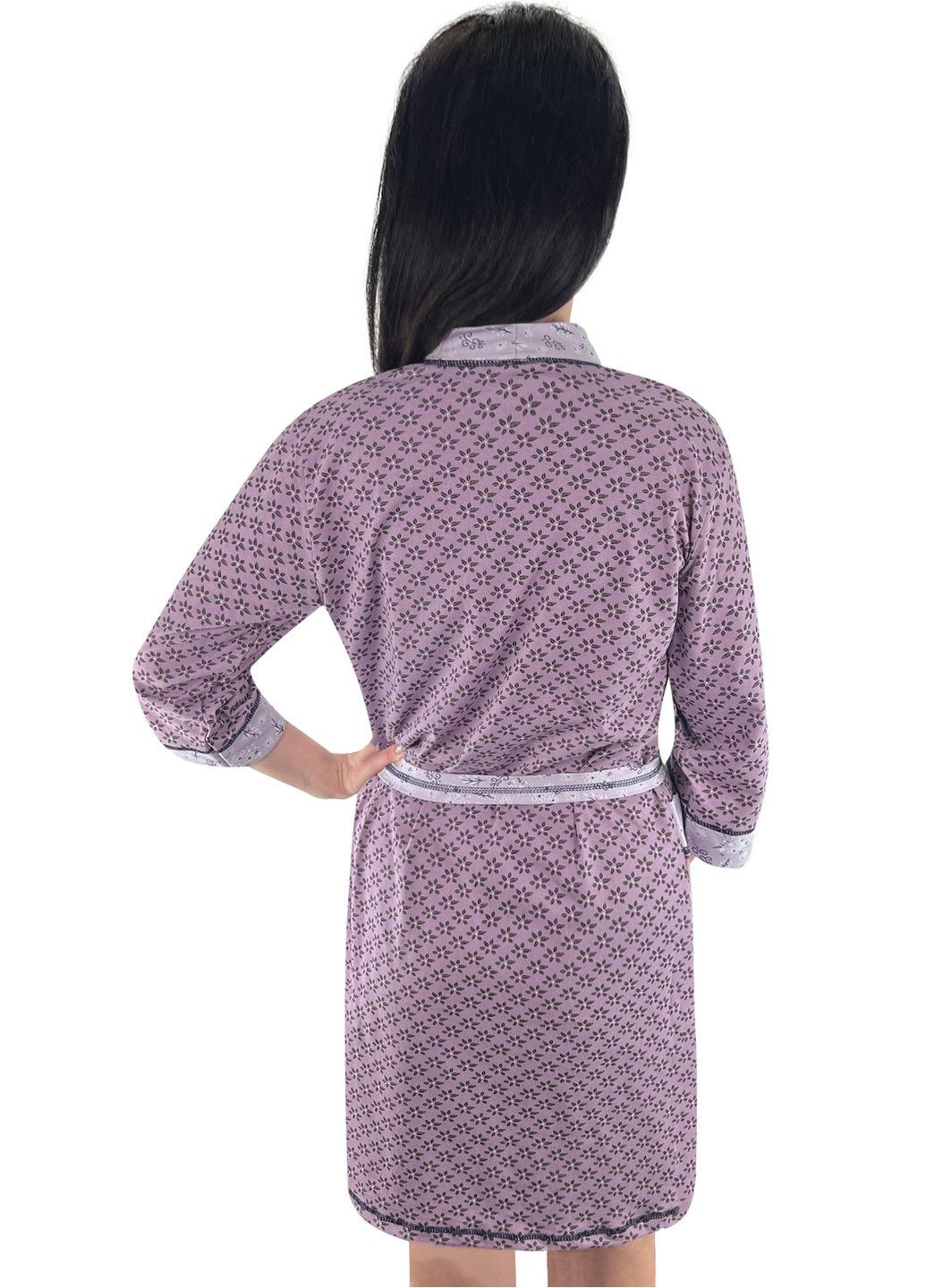 Комплект жіночий ажур нічна та халат Жемчужина стилей 1471 (290700181)