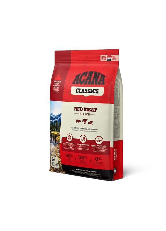 Сухой корм для собак Red Meat Recipе для всех пород с говядиной и ягненком 9.7 кг. (a56112) Acana (315424821)