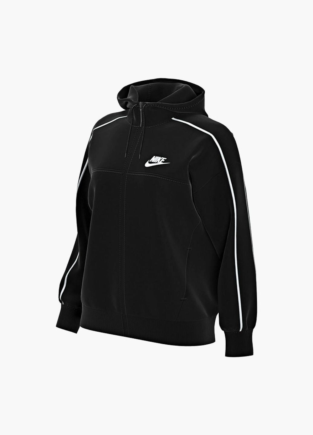 Толстовка жіноча W Nsw Mlnm Essntl Flc Fz Hdy Black CZ8338-010 Nike (326784123)