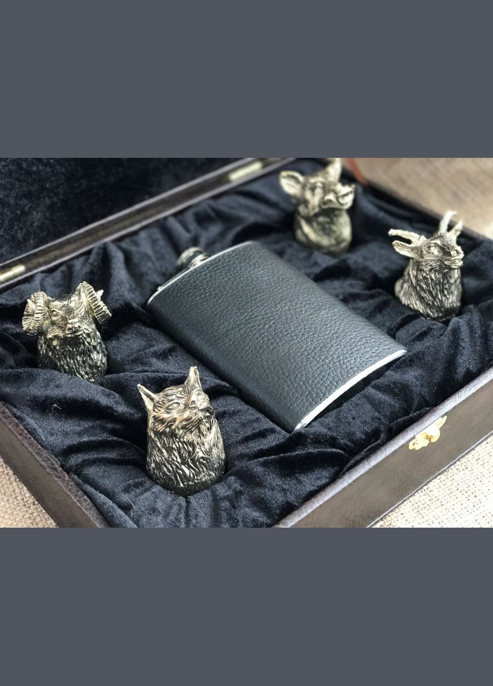 Стопки перевертыши Люкс 4 штуки с флягой 48440016 NB Art (346531259)