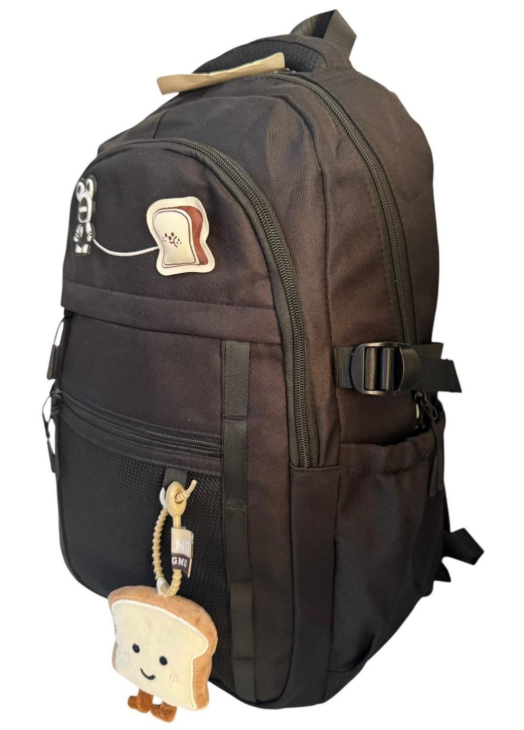 Рюкзак шкільний з трьома відділеннями 6150 чорний No Brand (368561431)