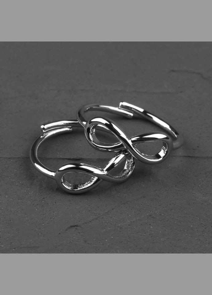 Пара безрозмірних незамкнених кілець для пальців ніг/на фалангу R-A022 зі знаком нескінченності Spikes (334000141)