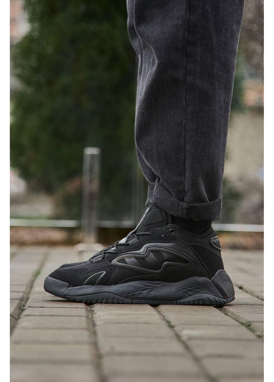 Чорні Осінні кросівки чоловічі adidas streetball ii black адідас No Brand