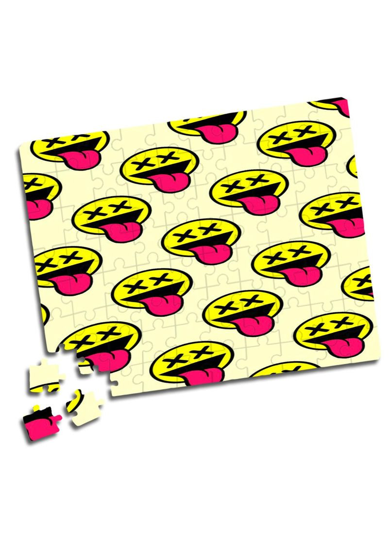 Пазл Арт смайлик A5 80 елементів No Brand (309154648)