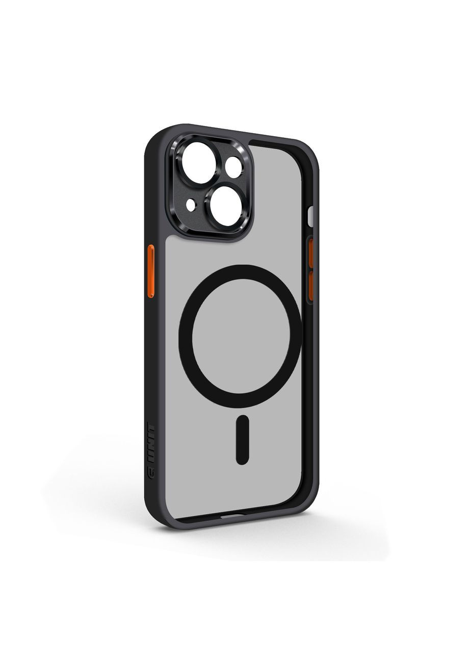 Чехол Unit MagSafe SE для Apple iPhone 15 Black Orange (ARM75361) ArmorStandart (327882174)