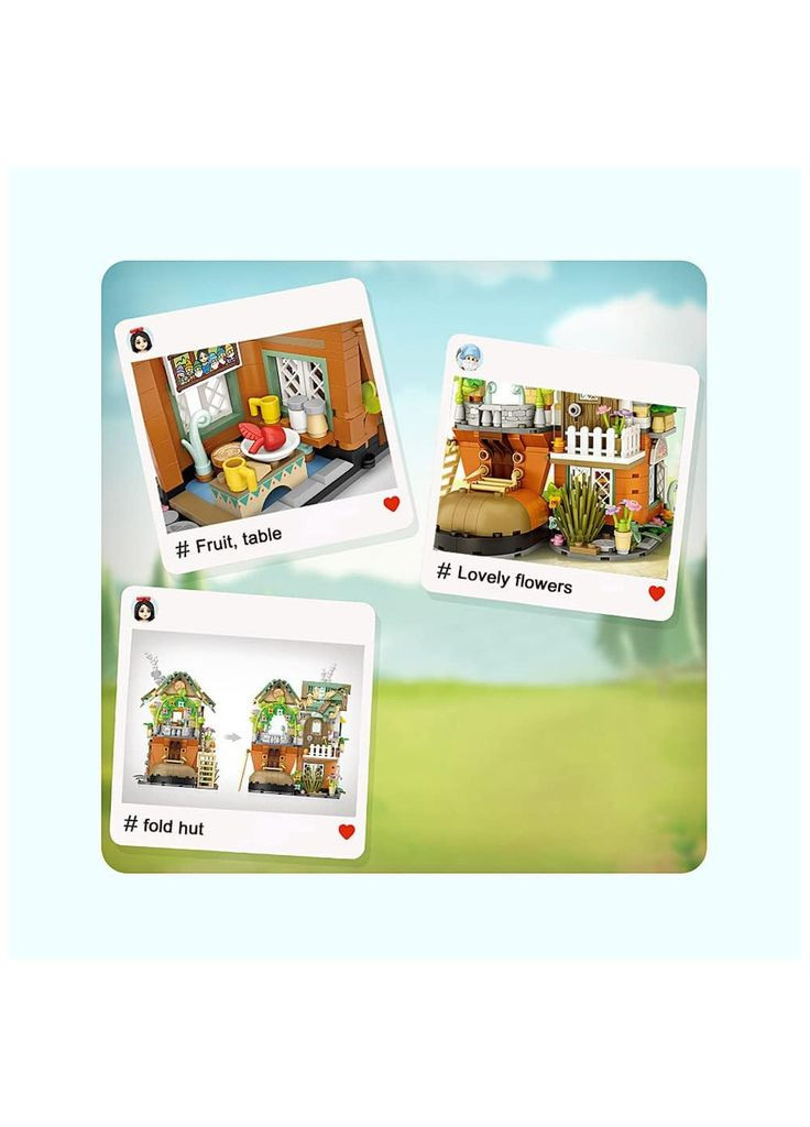 Конструктор Хижина гномів (m437779) LOZ MINI Хижина гномів без фігурок (367065515)