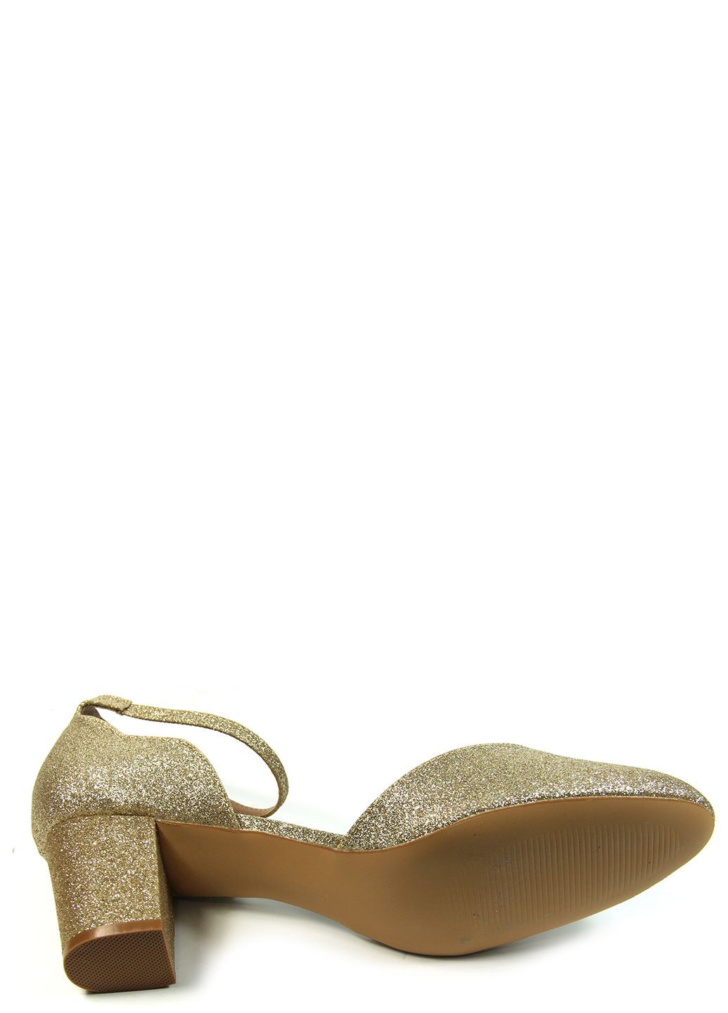 Золотые женские босоножки Anna Field с ремешком