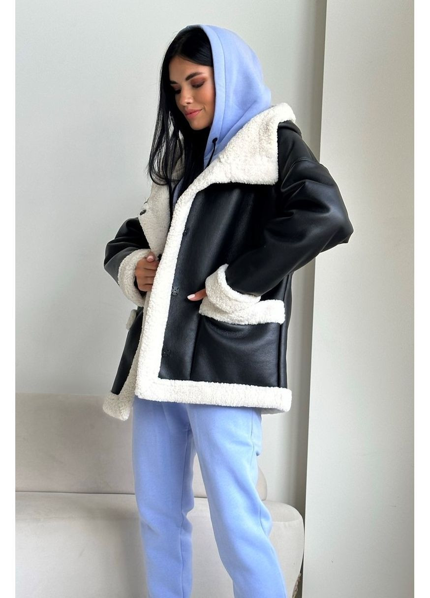 Дублянка с капюшоном овчина CHICLY (369359463)