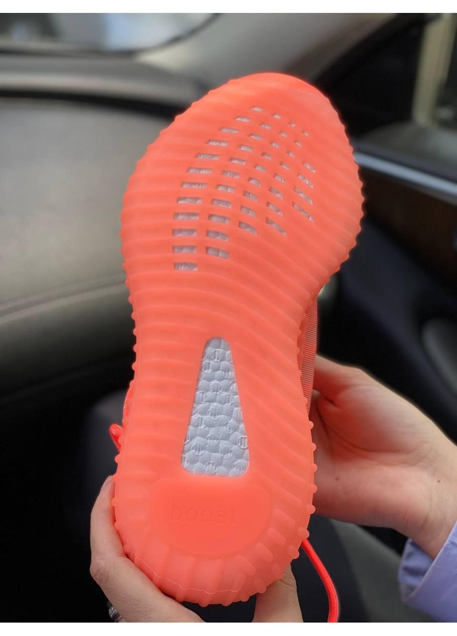 КРОСІВКИ ЖІНОЧІ ADIDAS YEEZY BOOST 350 ORANGE АДІДАС ІЗІ БУСТ No Brand помаранчеві демісезони (367176599)