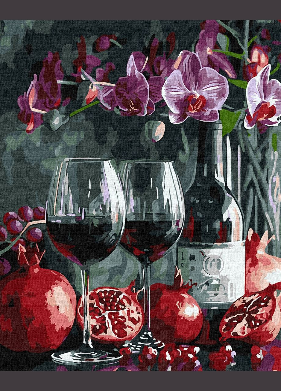 Картина за номерами Цвітіння орхідей 40 х 50 Ідейка KHO5700 IDEYKA (354828042)