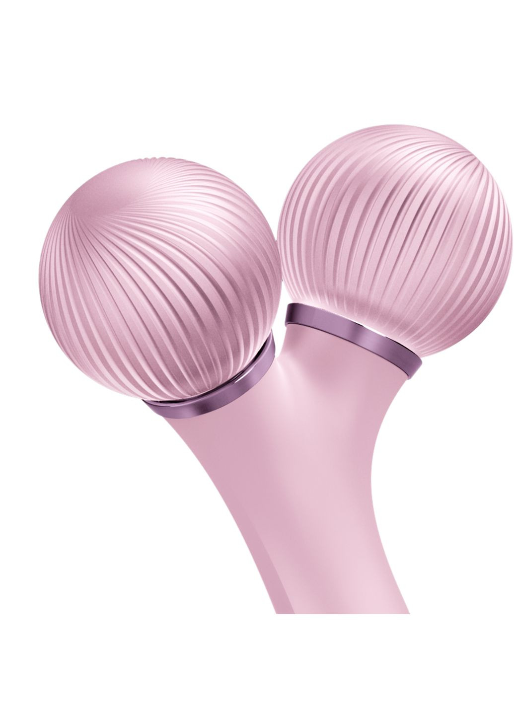 Електронний ультразвуковий ролик для обличчя Sonic Facial Roller 4в1 pink GESKE (341525892)