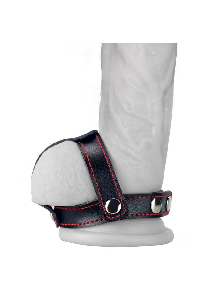 Кожаный фиксатор на член и мошонку "fetish t-style" от Lovetoy (298794137)